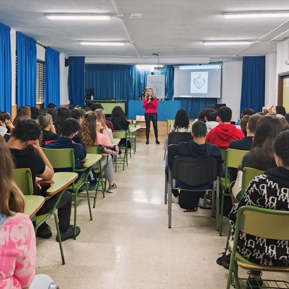 Presentación del libro en IES Salduba